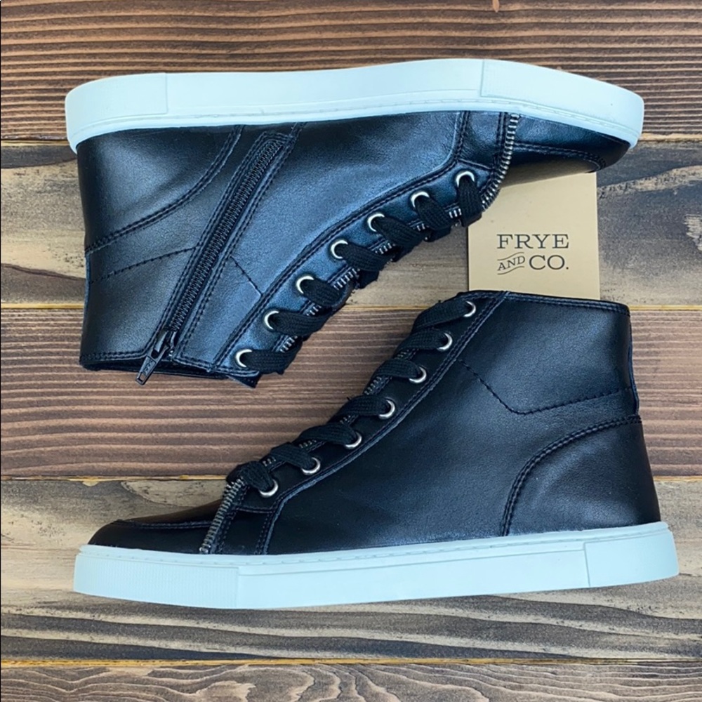 Frye and Co. Women's Sindy Moto High Sneaker Boots
